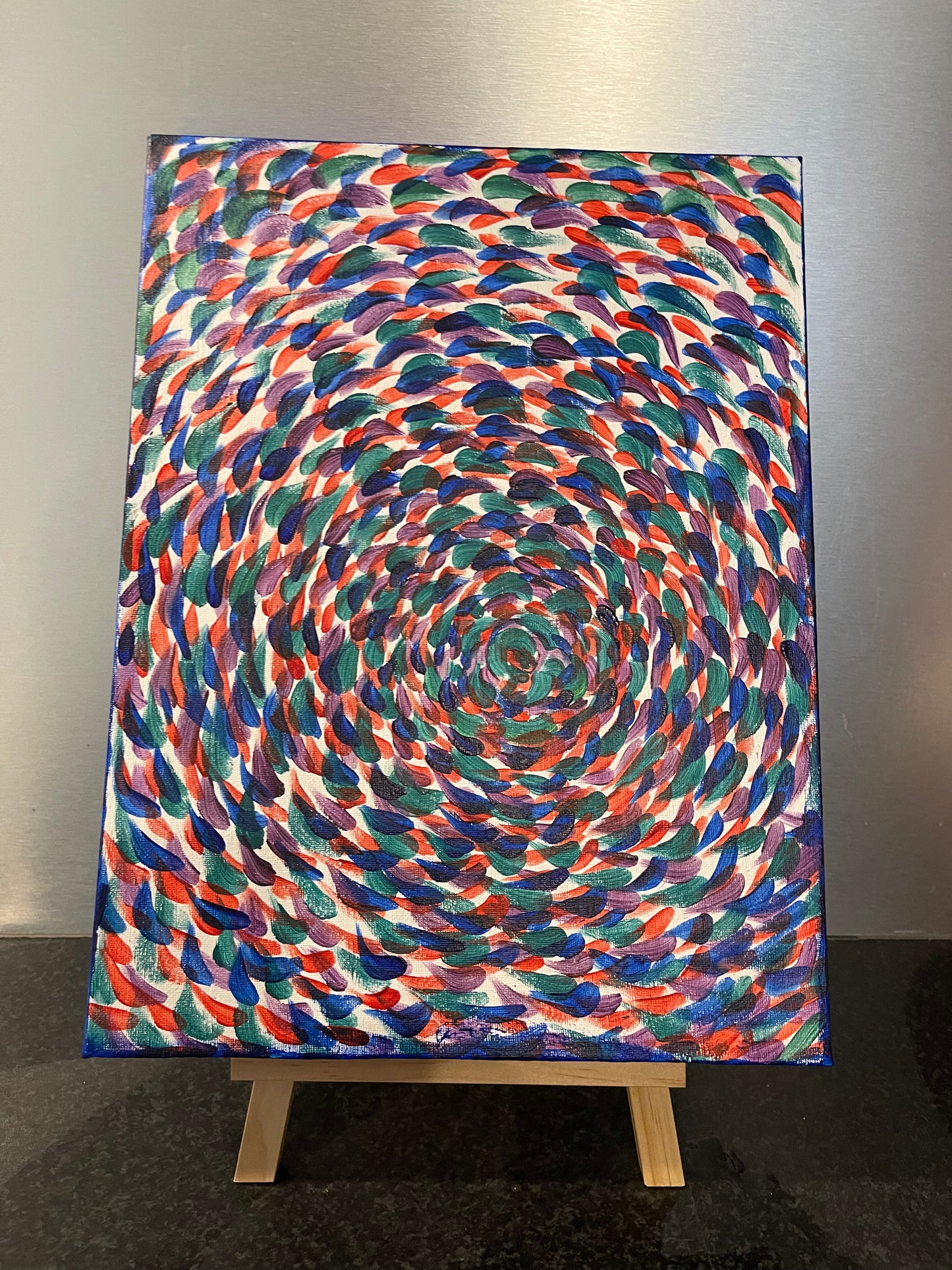 "Whirlywinds of leaves" .