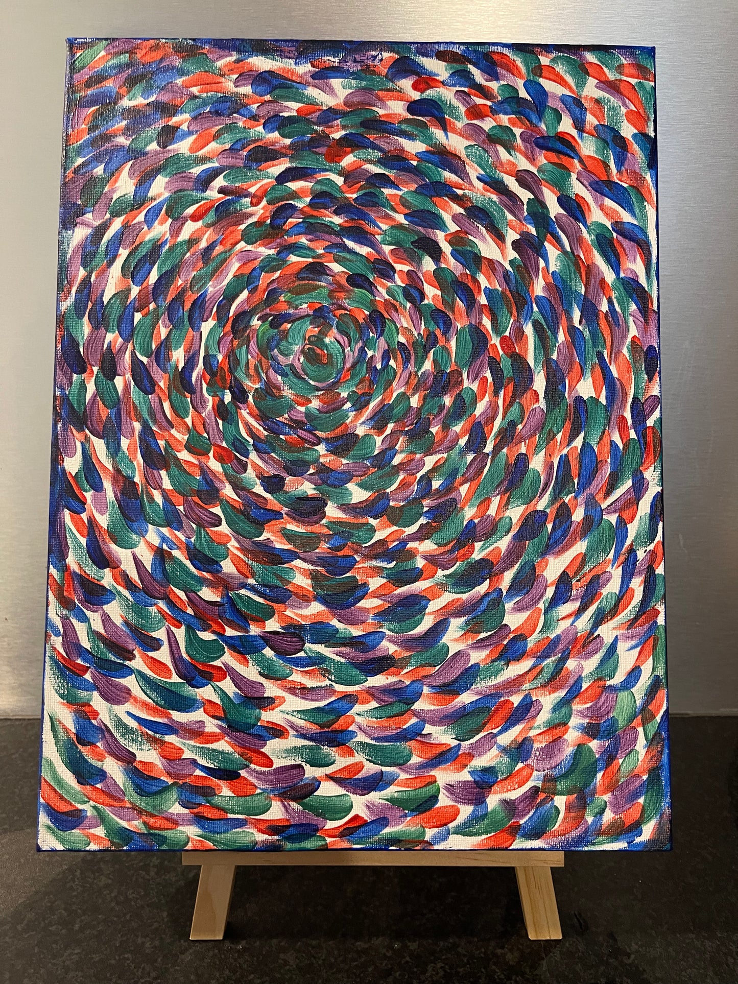 "Whirlywinds of leaves" .