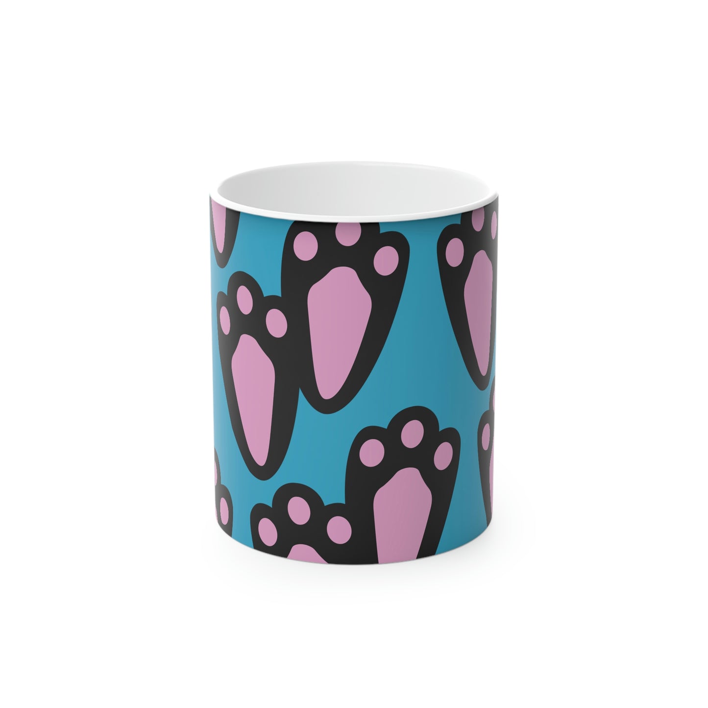 Magic Mug "Bunny Feet."