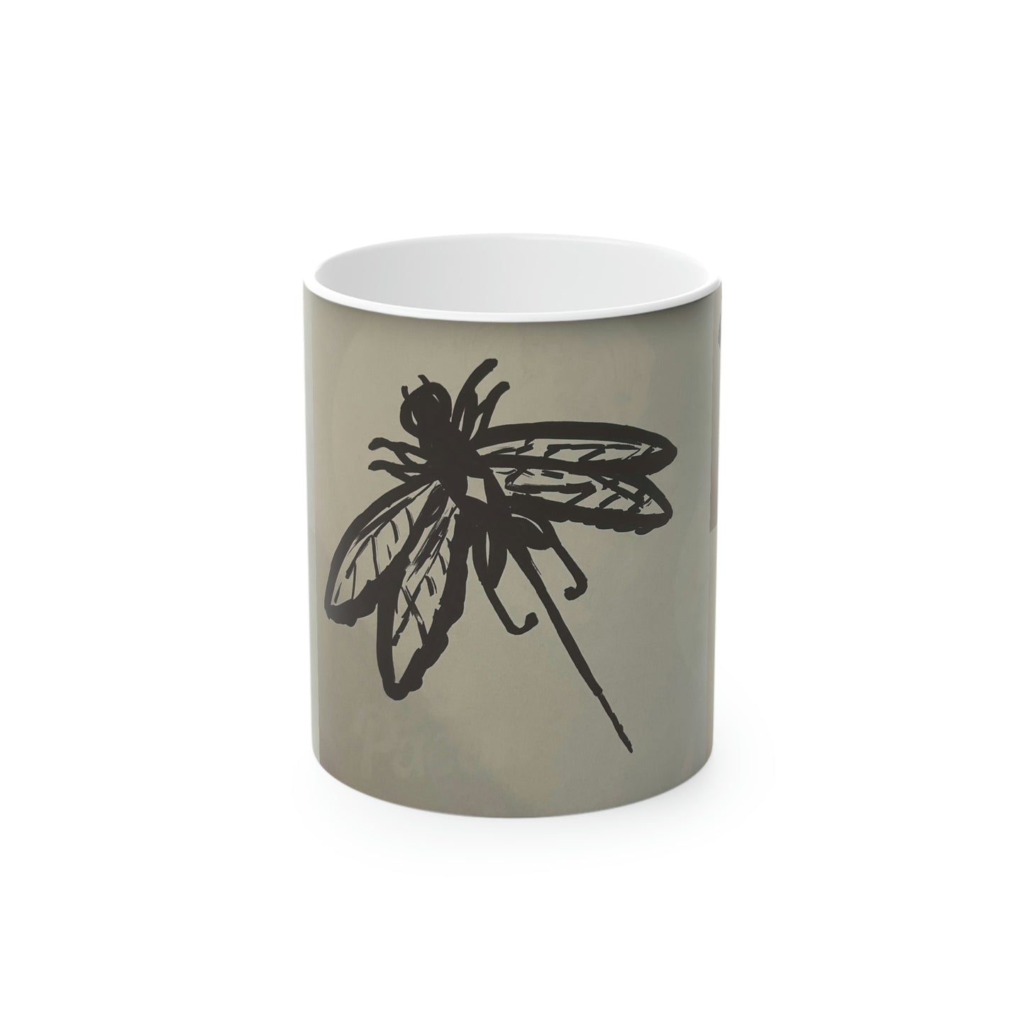 Magic Mug - "Dragonfly print" by Nhuralama Art
