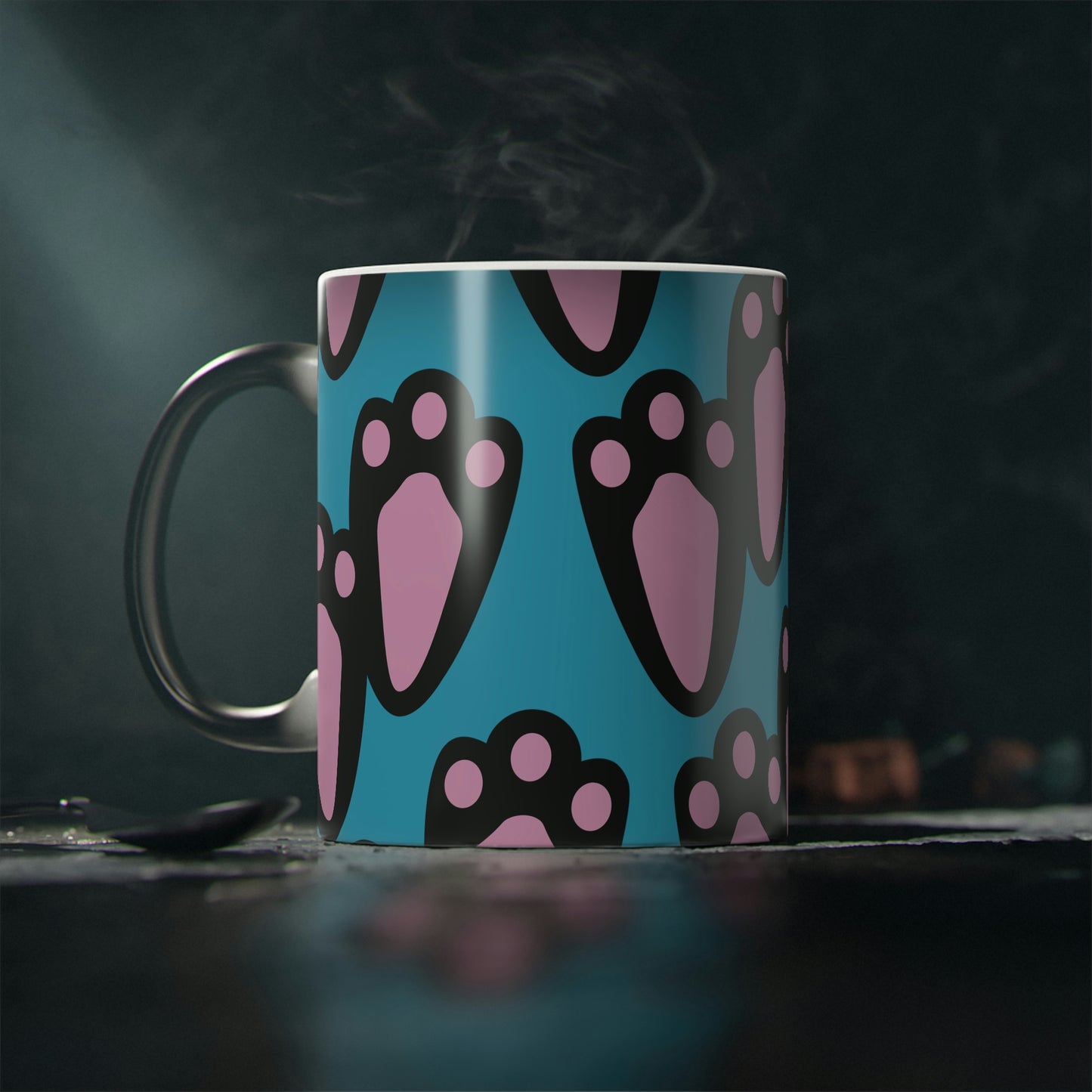 Magic Mug "Bunny Feet."