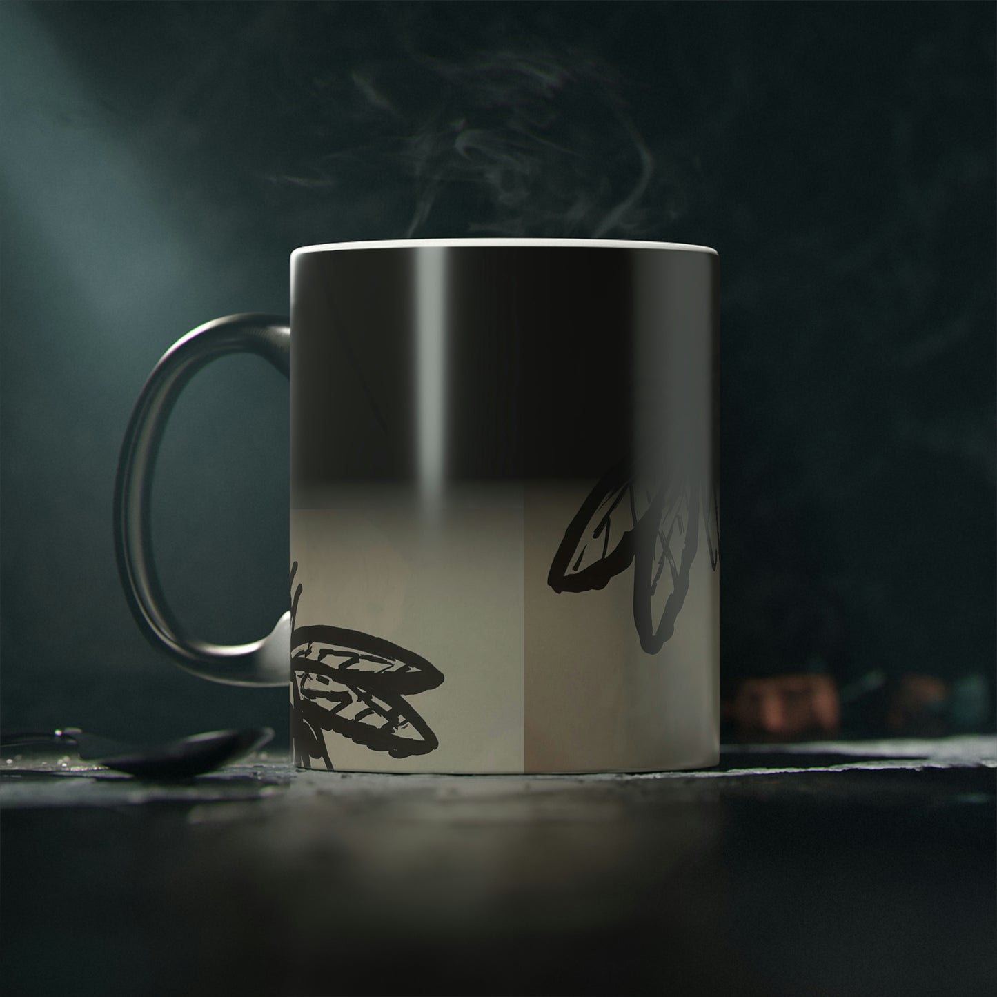 Magic Mug - "Dragonfly print" by Nhuralama Art