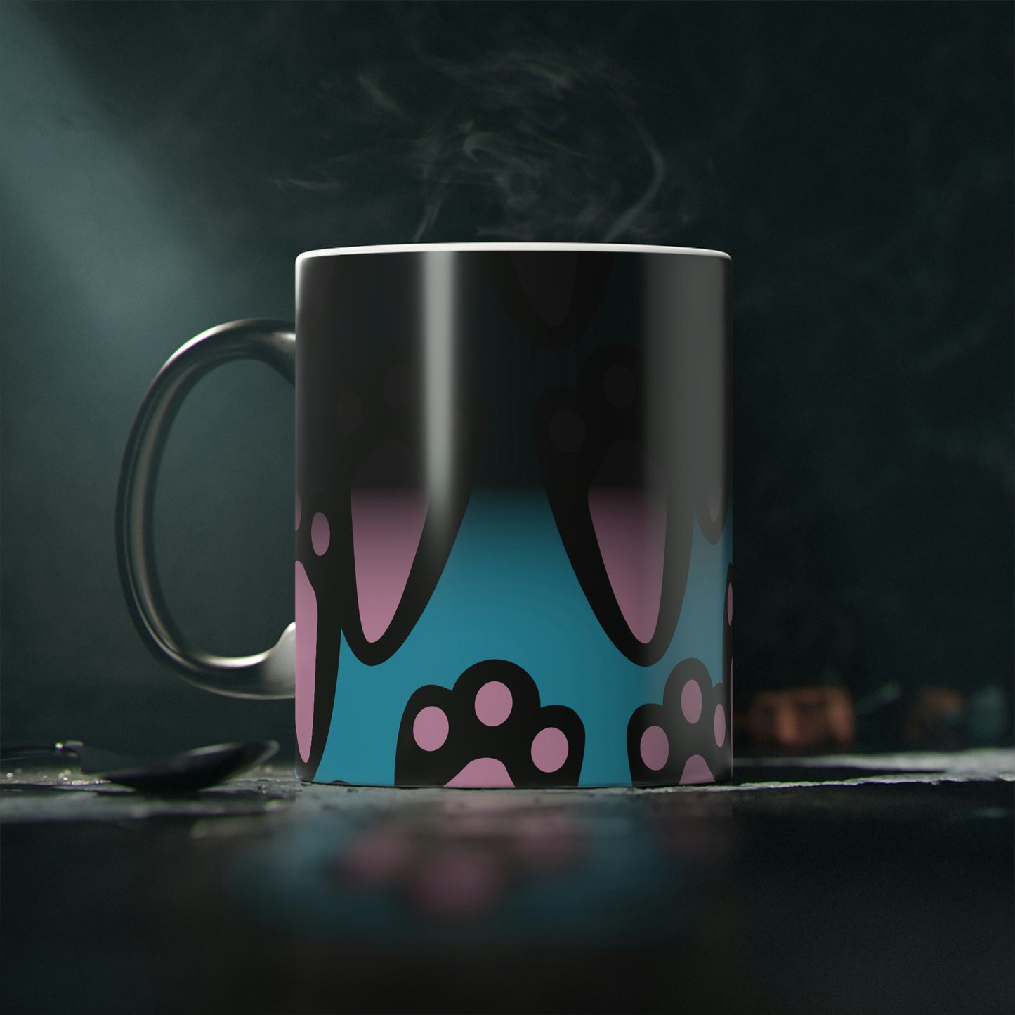 Magic Mug "Bunny Feet."